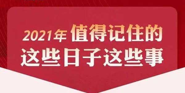 2021年重要时政汇总，提前划重点